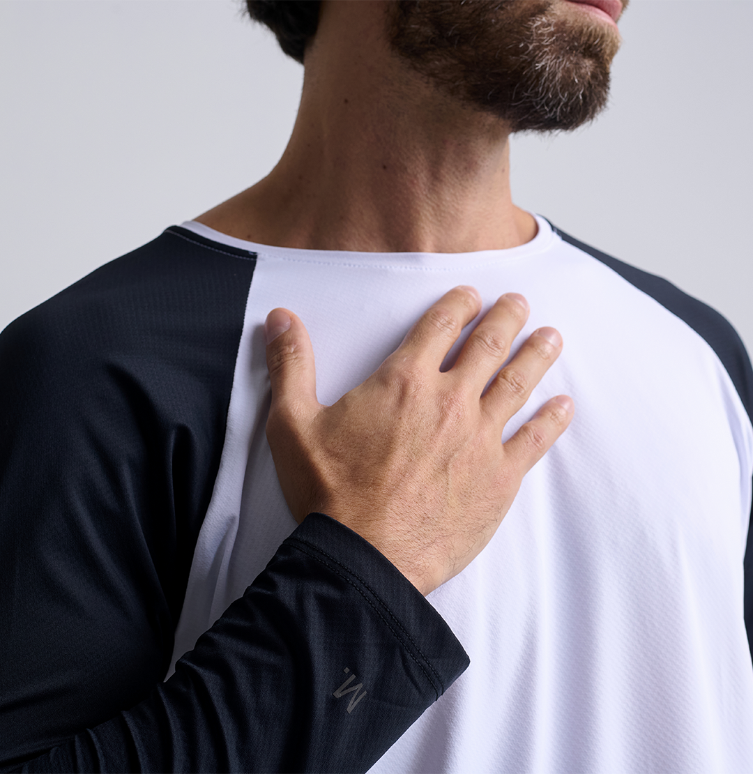 Kit 2x Camiseta Fitness Manga Longa