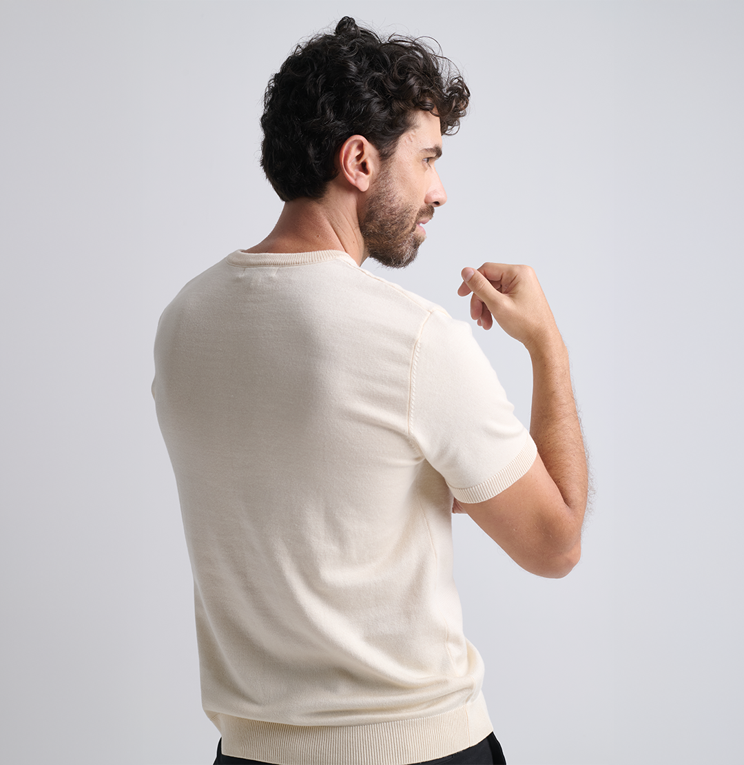 Camisa Henley Tricot Minimal